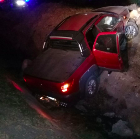 Deja un lesionado volcadura en la Apizaco-Huamantla